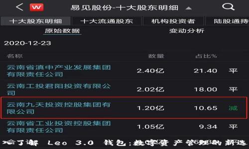 深入了解 Leo 3.0 钱包:数字资产管理的新选择